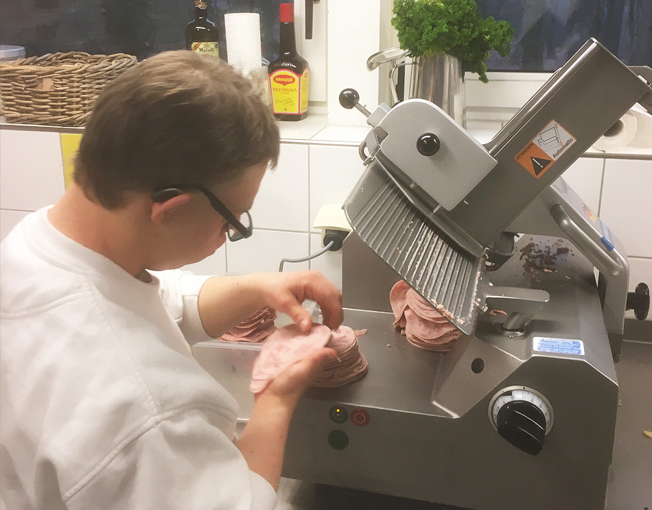 Arbeit_Brueggen_Dominik Pascal in der Jugendherberge in Brüggen
